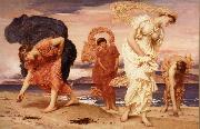 Frederick Leighton, Greek Girls Picking up Pebbles by the Sea